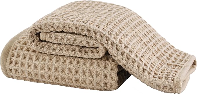Microfiber Waffle Face Towels, 2 Pieces, Fast Drying, Lint Free by Unknown