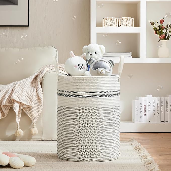 VIPOSCO Tall Laundry Basket, Large Dirty Clothes Hamper - Image 2