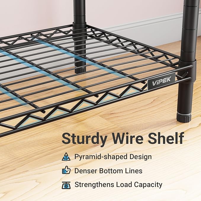 VIPEK V5C Heavy Duty Covered Clothes Rack Portable Closet Rack, Adjustable - Image 8