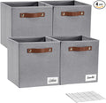 Collapsible Fabric Storage Cube Bins by Bagnizer