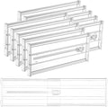 Vtopmart 10 Pack 6" Tall Upgrade Drawer Dividers by Vtopmart