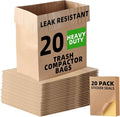 Calvana Super Strong Compactor Bags, Heavy-Duty Kitchen Paper Trash Bags by Calvana