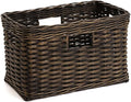 The Basket Lady Tall Rectangular Wicker Storage Basket, 16.5 in L x 10.5 in W x by TheBasketLady