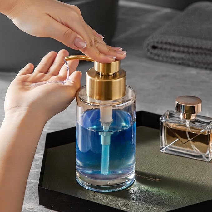 Enra Thick Glass Soap Dispenser - Image 6