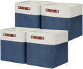 DULLEMELO Foldable Storage Cubes 12 x 12 Organizer Bins, Canvas Storage Bins by DULLEMELO