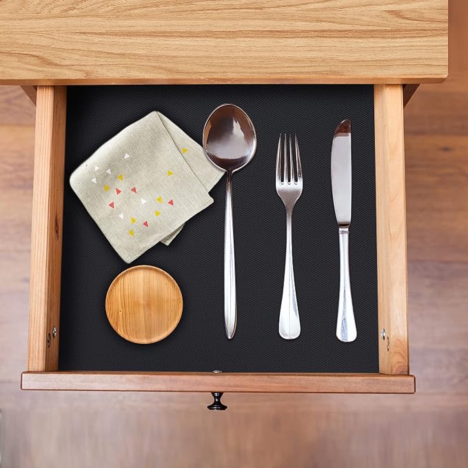 HooTown Shelf Liner Kitchen Cabinet Drawer Mats 23.6 Inch Wide x 78.7 inches - Image 5