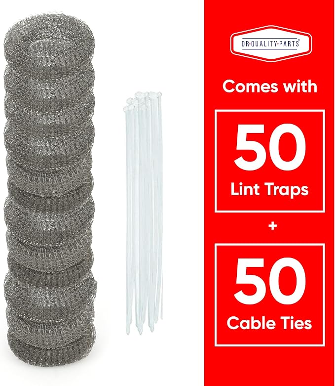 Washing Machine Lint Trap – Stainless Steel Hose Filter, Mesh Drain Catcher - Image 3