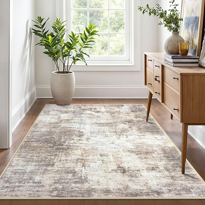 IOHOUZE Abstract Area Rug 4x6 Ft Washable Rugs - Image 8