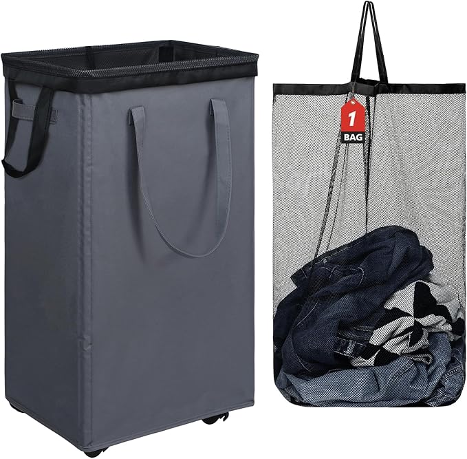 DOKEHOM 90L X-Large Laundry Basket by DOKEHOM
