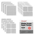 28 Sheets Window Screen Patches Repair Kit, Strong Adhesive Fiberglass Quick by Secopad