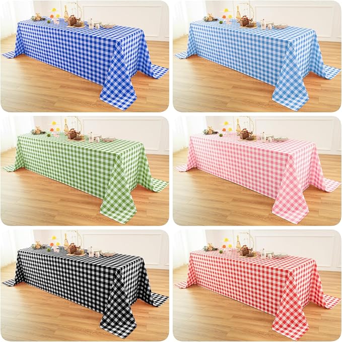 Classic Gingham Buffalo Tablecloth Fabric - Image 5
