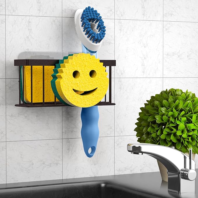 Sponge Holder Smiley Face, Sink Caddy, Sink Organizer - Image 6