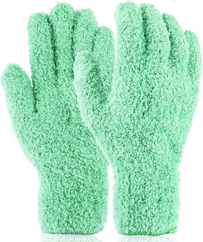 Plant Dusting Gloves, Microfiber Dusters by Unknown