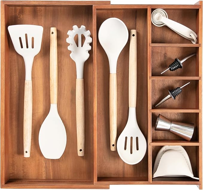 KitchenEdge Adjustable Kitchen Drawer Organizer by KitchenEdge