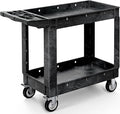YITAHOME Utility Cart on Wheels, Plastic Tool Cart 550 lbs Capacity Service Cart by YITAHOME