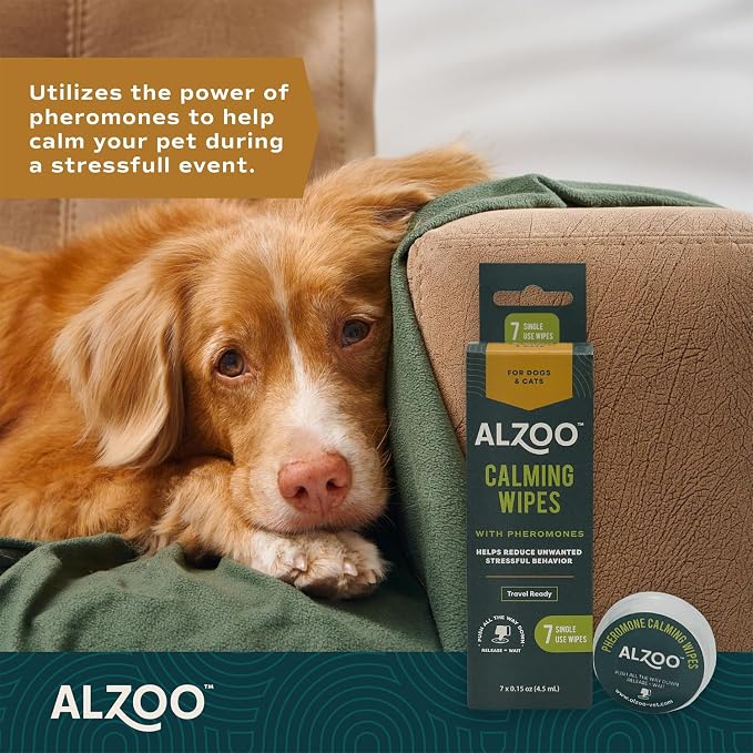 ALZOO Calming Wipes with Pheromones - Image 5