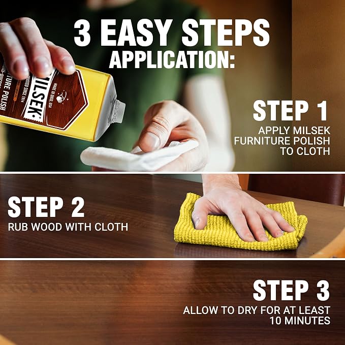 Milsek Furniture Polish and Wood Cleaner - Image 8