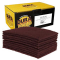 Dura-Gold Premium 6" x 9" Maroon General Purpose Scuff Pads, Box of 10 by Dura-Gold