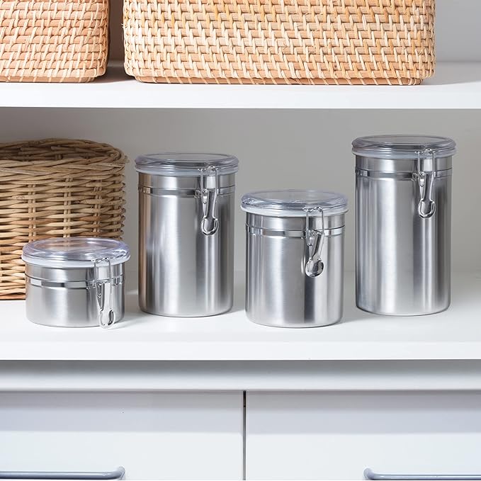 OGGI Stainless Steel Kitchen Canister 26 fl oz - Image 6