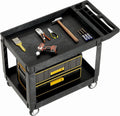 DWVO Utility Service Cart on Wheels, 45 X 25 in 550 LBS Heavy Duty Rolling Cart by DWVO