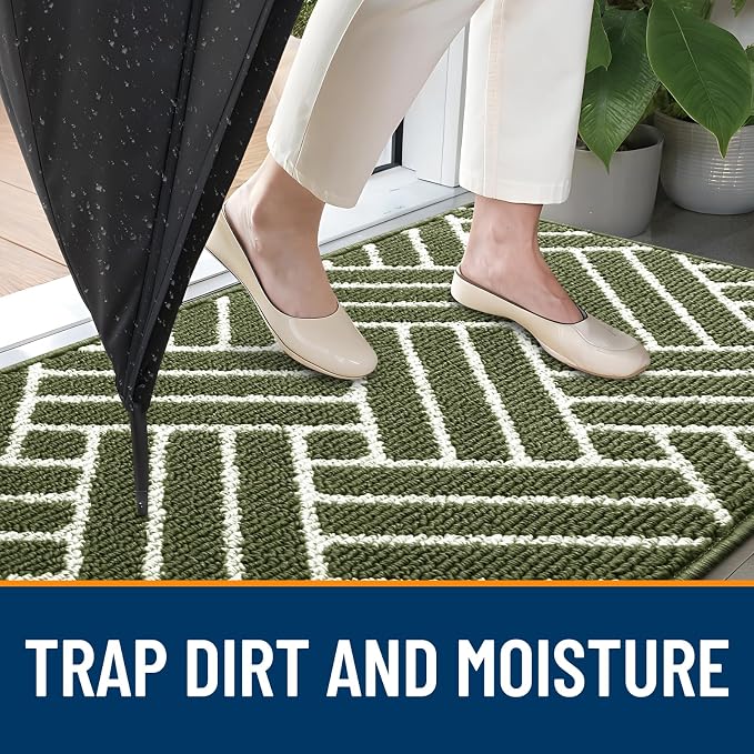 OLANLY Indoor Door Mat, 36x24 Inch, Dirt Resistant and Absorbent, Non-Slip - Image 2