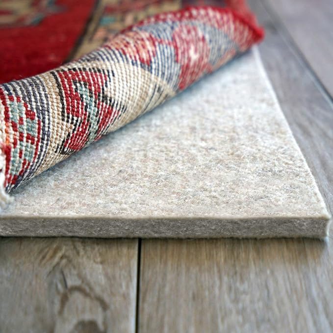 RUGPADUSA - Eco-Plush - 12'x15' - 1/2" Thick - 100% Felt - Luxurious Cushioned by RugPadUSA