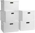 Large 17" 36 Quart Collapsible Stackable Storage Bins by GraciadecoStorage