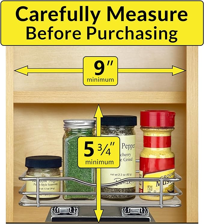 LYNK PROFESSIONAL® Pull Out Spice Rack Organizer - Image 4