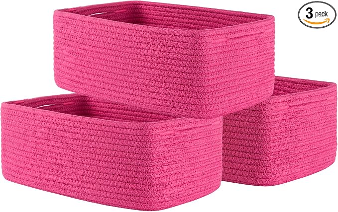 Small Woven Basket, 13.5 x 9.5 x 5 Inches, Storage Basket by KALLAX