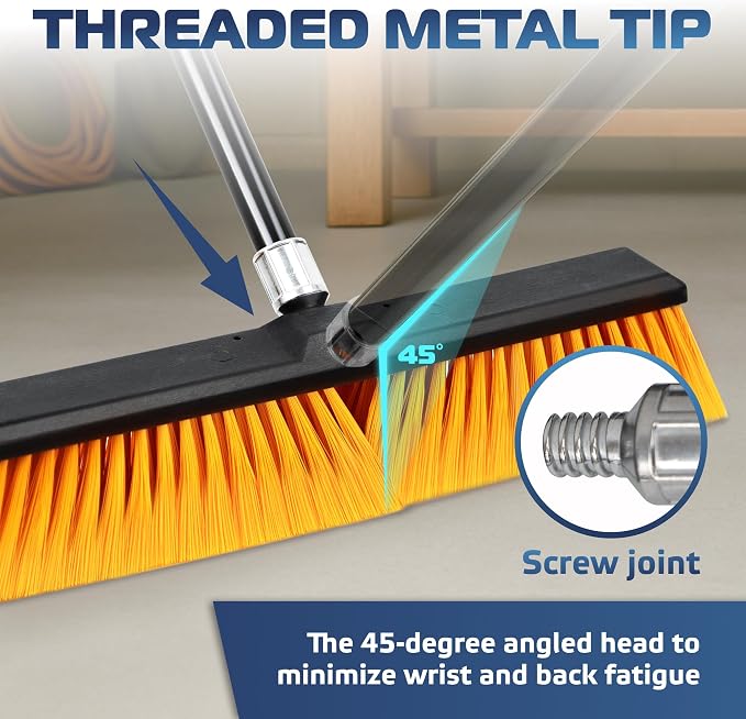 DSV Standard 18’’ Push Broom Outdoor Heavy Duty - Image 4