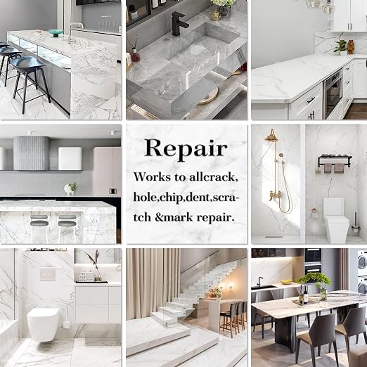 Tile and Granite/Marble Repair Kit, Porcelain Stone and Quartz Countertops - Image 6