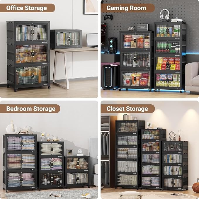 BROVIEW 240Qt Stackable Storage Bins - Image 9