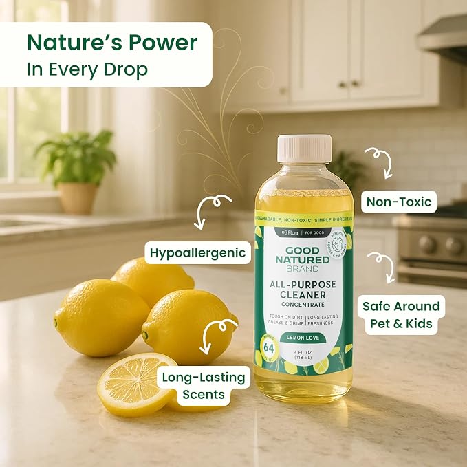 Good Natured Brand All-Purpose Cleaner Concentrate + 16 oz Bottle | - Image 2