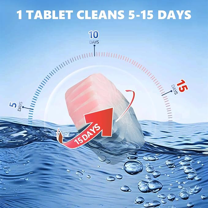 Toilet Bowl Cleaner Tablets, Automatic Toilet Bowl Cleaners, Long-Lasting - Image 6