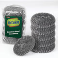 6PCS Steel Wool Scrubber Wire Sponge Set, Barbecue Grill Cleaning Scrubber Pads by VinYanKee