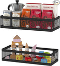 PUSDON Hanging Storage Baskets Organizer Wall Mount, Metal Wire Storage Bin Rack by PUSDON