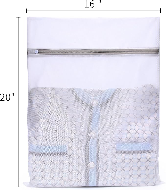 Muchfun 4Pcs Durable Fine Mesh Laundry Bags - Image 5
