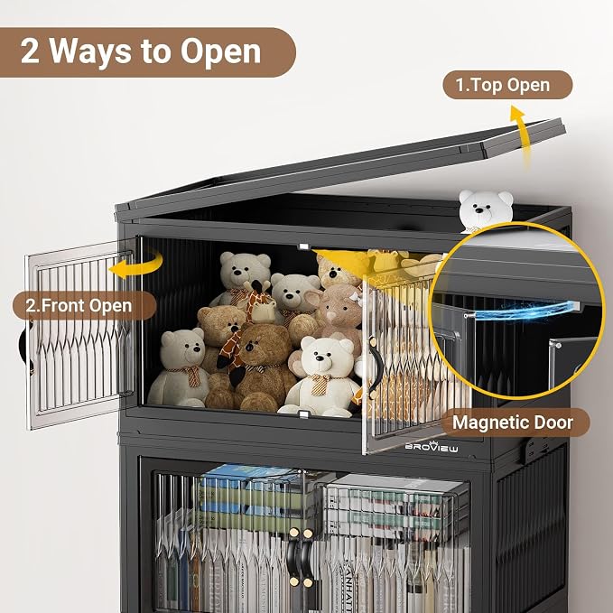 BROVIEW 360Qt Stackable Storage Bins - Image 4