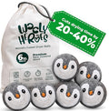No More Dryer Sheets! Reusable Wool Dryer Balls XL 6-Pack by WOOLYHEROES