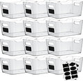 Clear Plastic Storage Bins by ShelfShaper