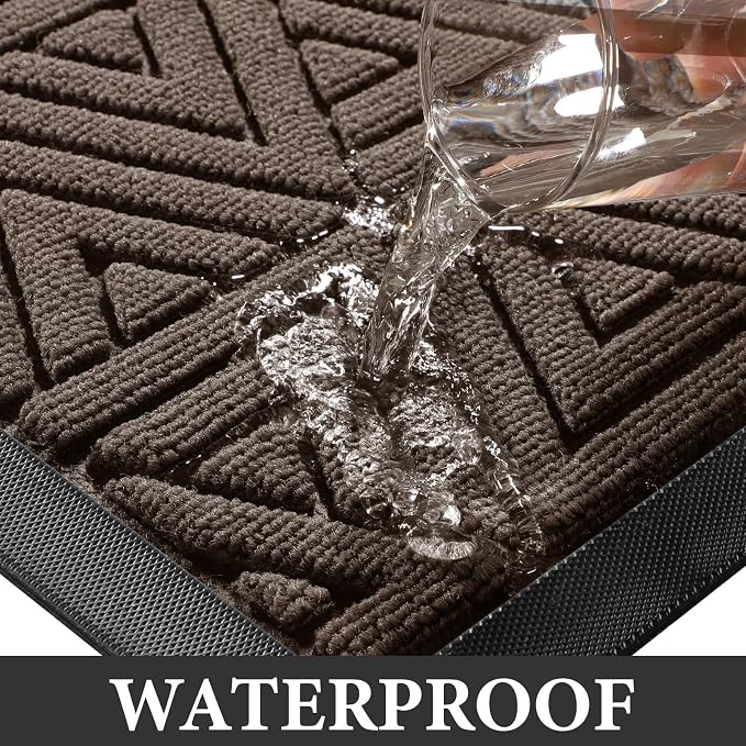Yimobra Outdoor Mats for Front Door 29.5x17, All-Weather Waterproof Non-Slip - Image 7