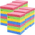 YoleShy 48 Pack Sponges Kitchen Natural Compressed Cellulose Sponges Durable by YoleShy