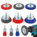 MAXMAN Nylon Drill Brush Set for Rust Removal by MAXMAN