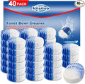 KIISIISO Toilet Bowl Cleaners 40 PACK, Long-Lasting Toilet Bowl Cleaner Tablets by Long-lastingCleanToilet