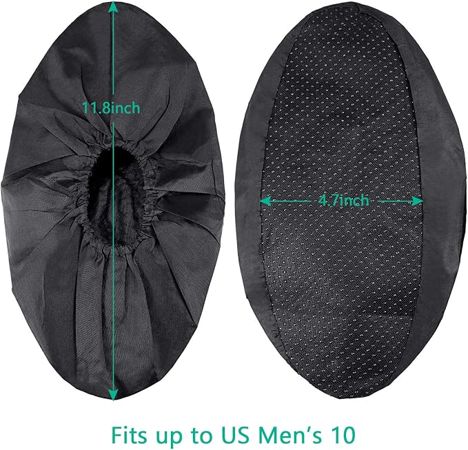 Frienda 8 Pairs Non Slip Reusable Shoe Covers Waterproof Boot Covers - Image 4