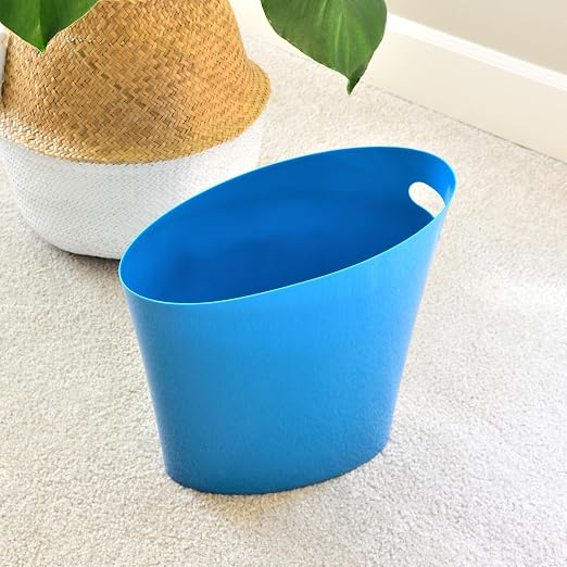Youngever 2 Gallon Slim Trash Can, Plastic Garbage Container Bin, Small Trash - Image 4
