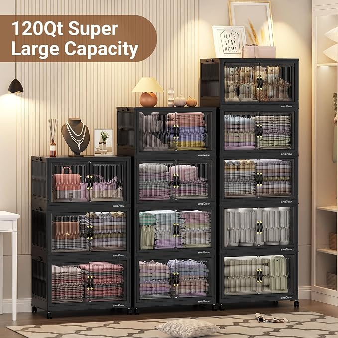 BROVIEW 600Qt Stackable Storage Bins - Image 7