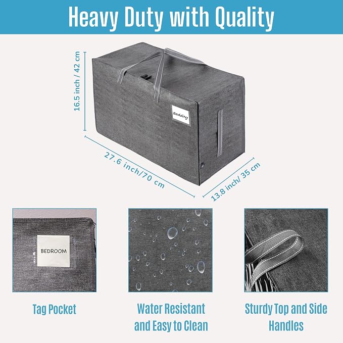 VENO 10 Pack Moving and Storage Bags, Heavy Duty, Alternative to Moving Boxes - Image 3