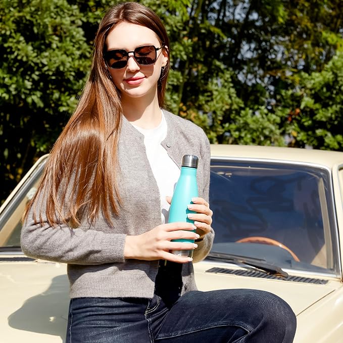 MEWAY 17oz Sport Water Bottle Vacuum Insulated Stainless Steel Leak-Proof - Image 5