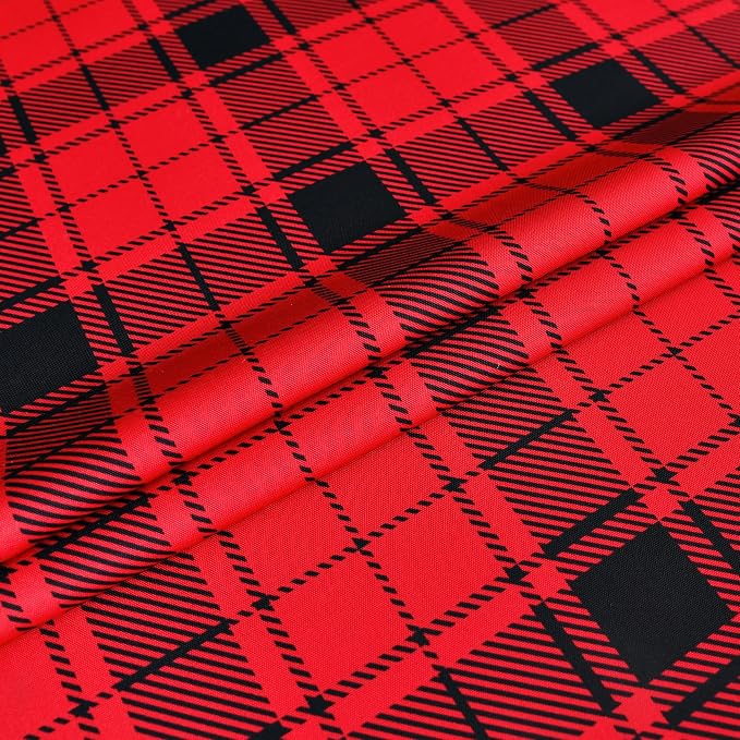 Waterproof Checkered Tablecloth Fabric - Image 7